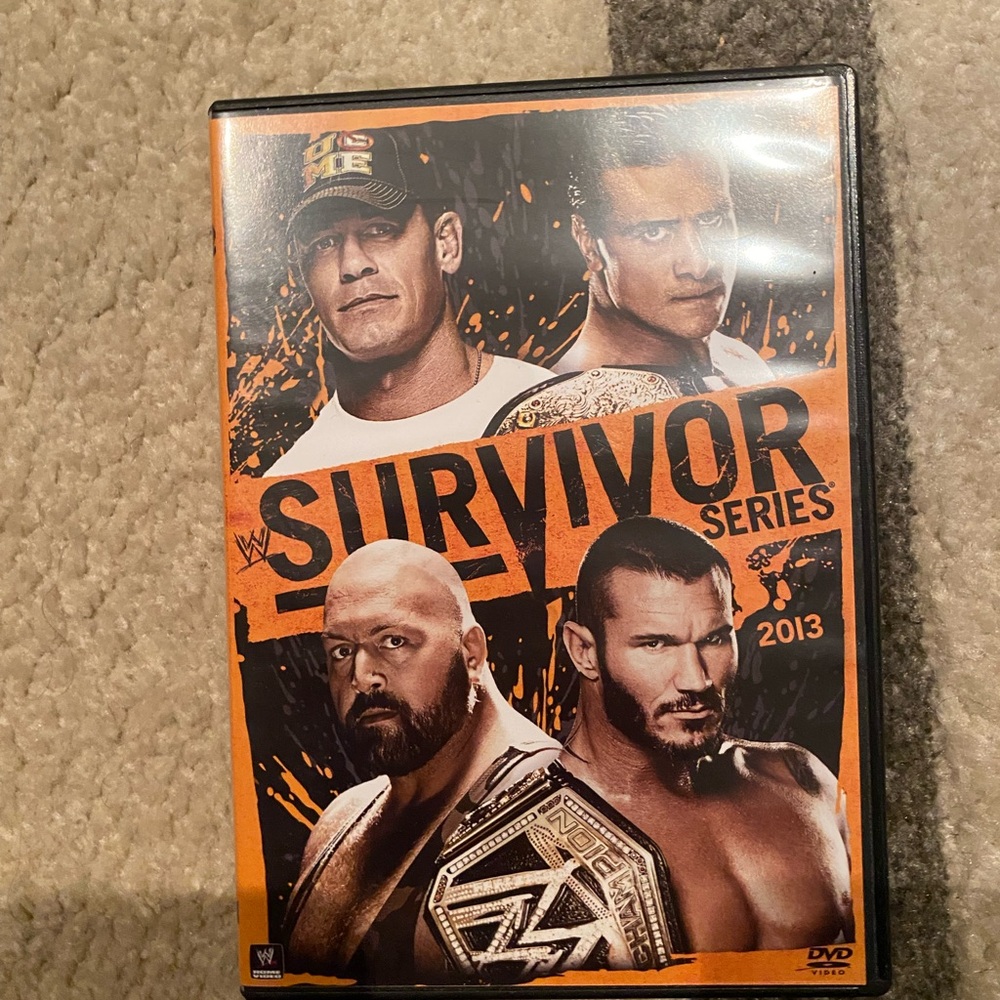 WWE Survivor Series 2013 DVD - Bold Orange and Black Cover